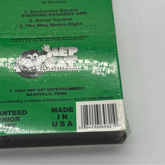 Vintage Raggedy Ann Volume 1 Classic Cartoons VHS Video 1989 Kid Video new - Picture 3 of 4